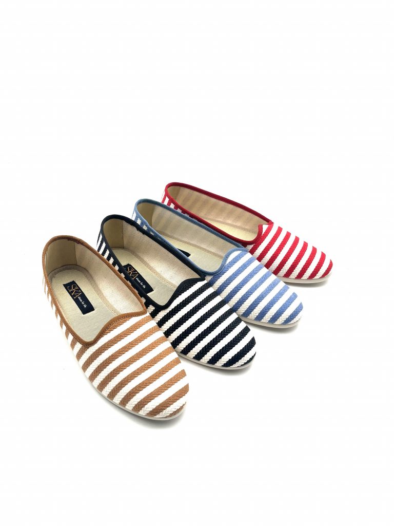 SKA Slipper Frida Streifen