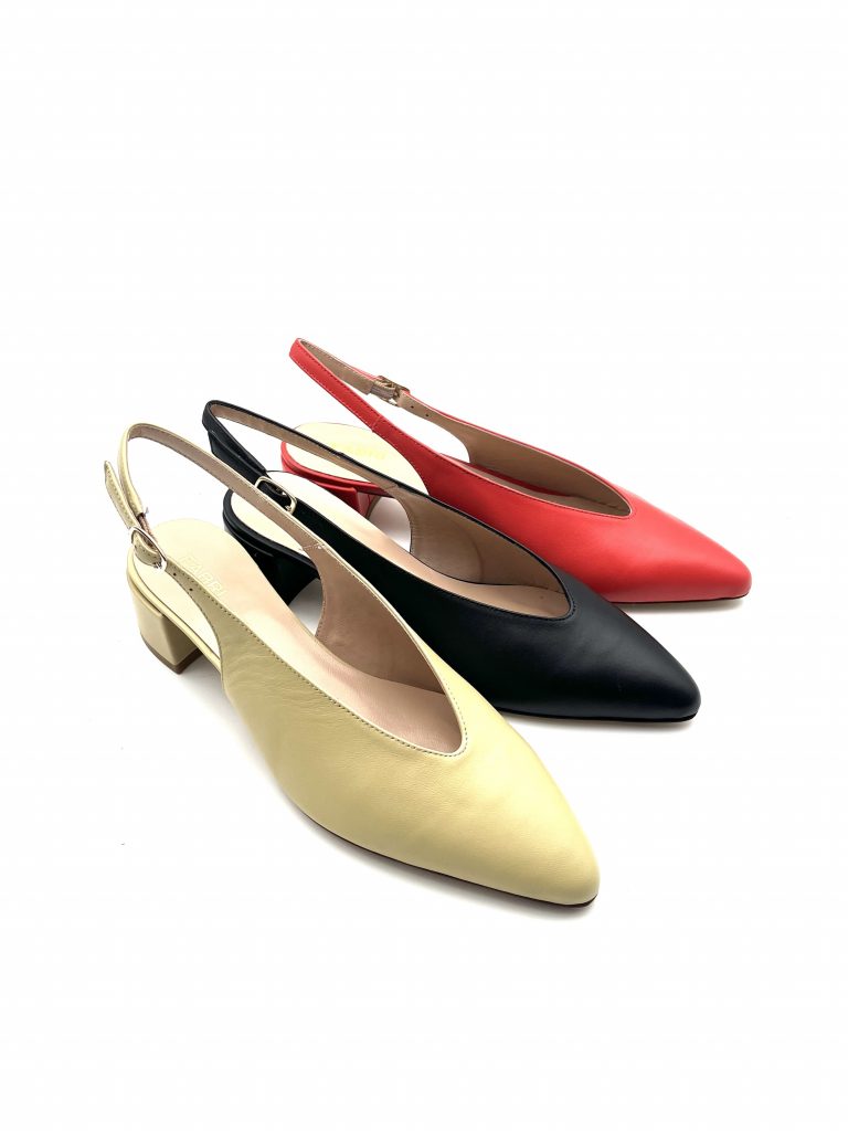 Fabri Slingpumps mit kleinem Absatz