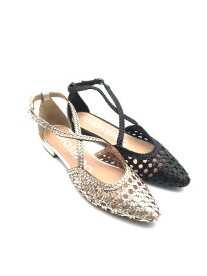Gioseppo Lederflecht Ballerina-Sandale