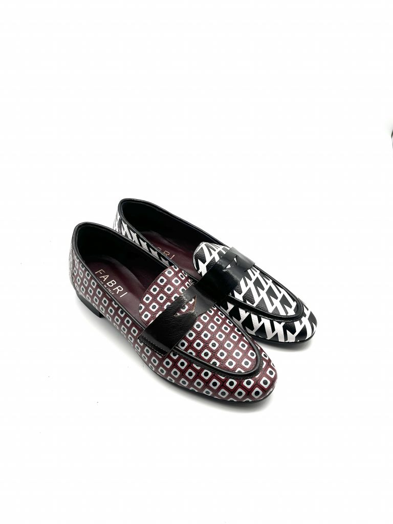 Fabri Slipper gemustert