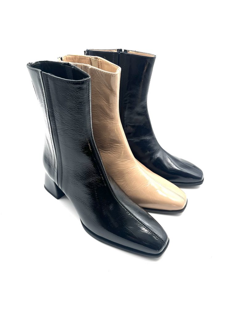 Unisa Lacklederstiefelette Lucas