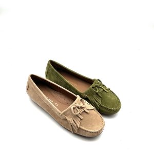 Wirth Mokassin mit Schleife und Fransen