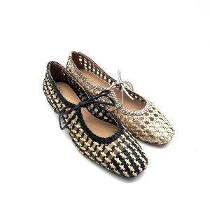 Gioseppo Flecht-Ballerina mit Schleife